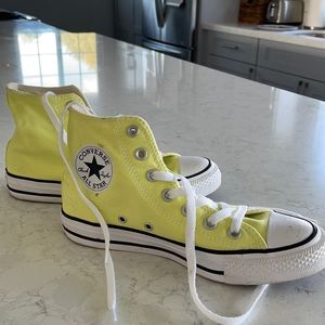 Yellow High Top Converse